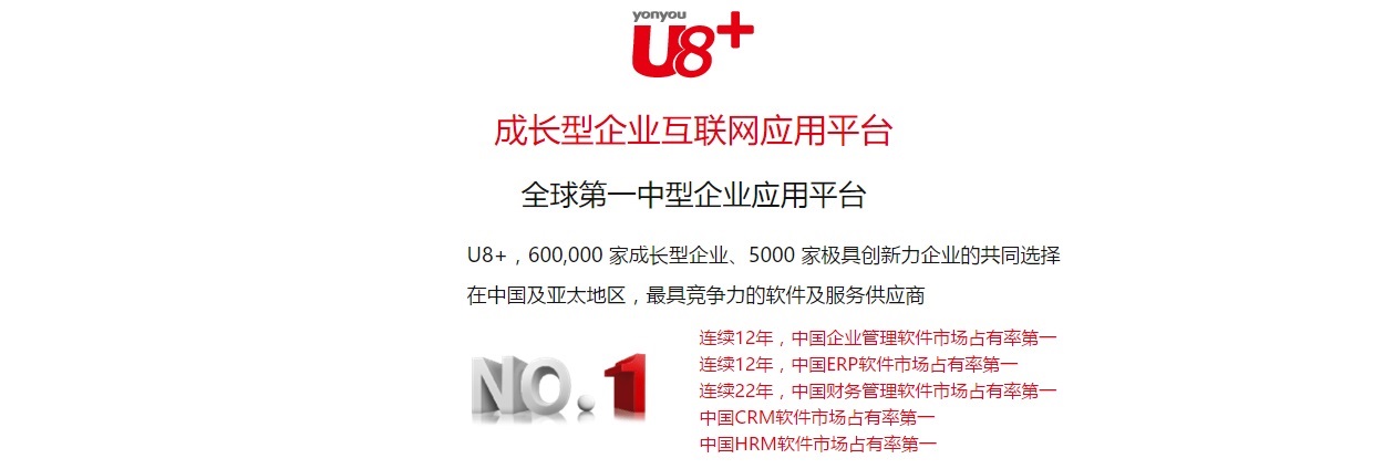 <strong>管理軟件，就選用友U8</strong>